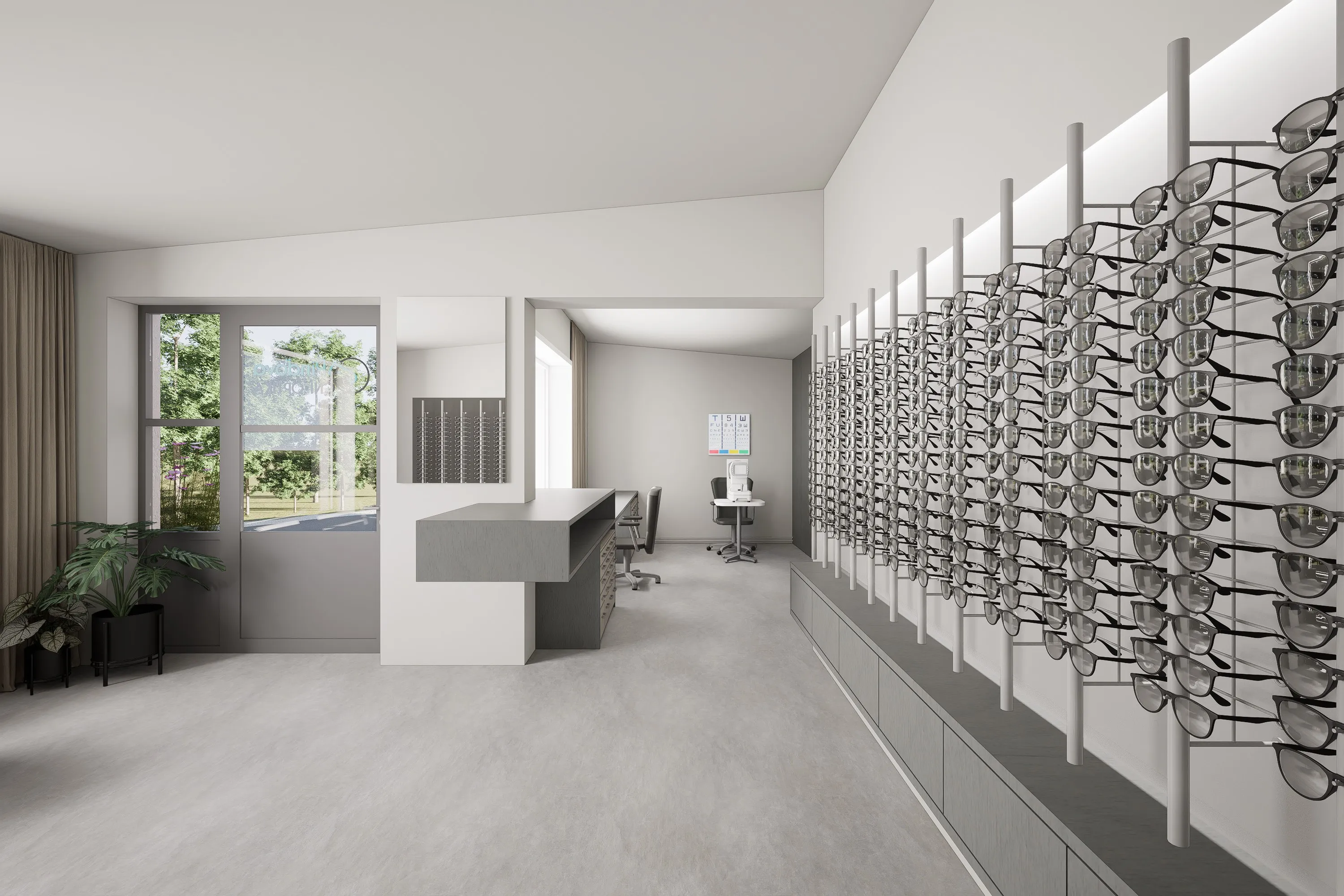 interiér optiky Fulnek
