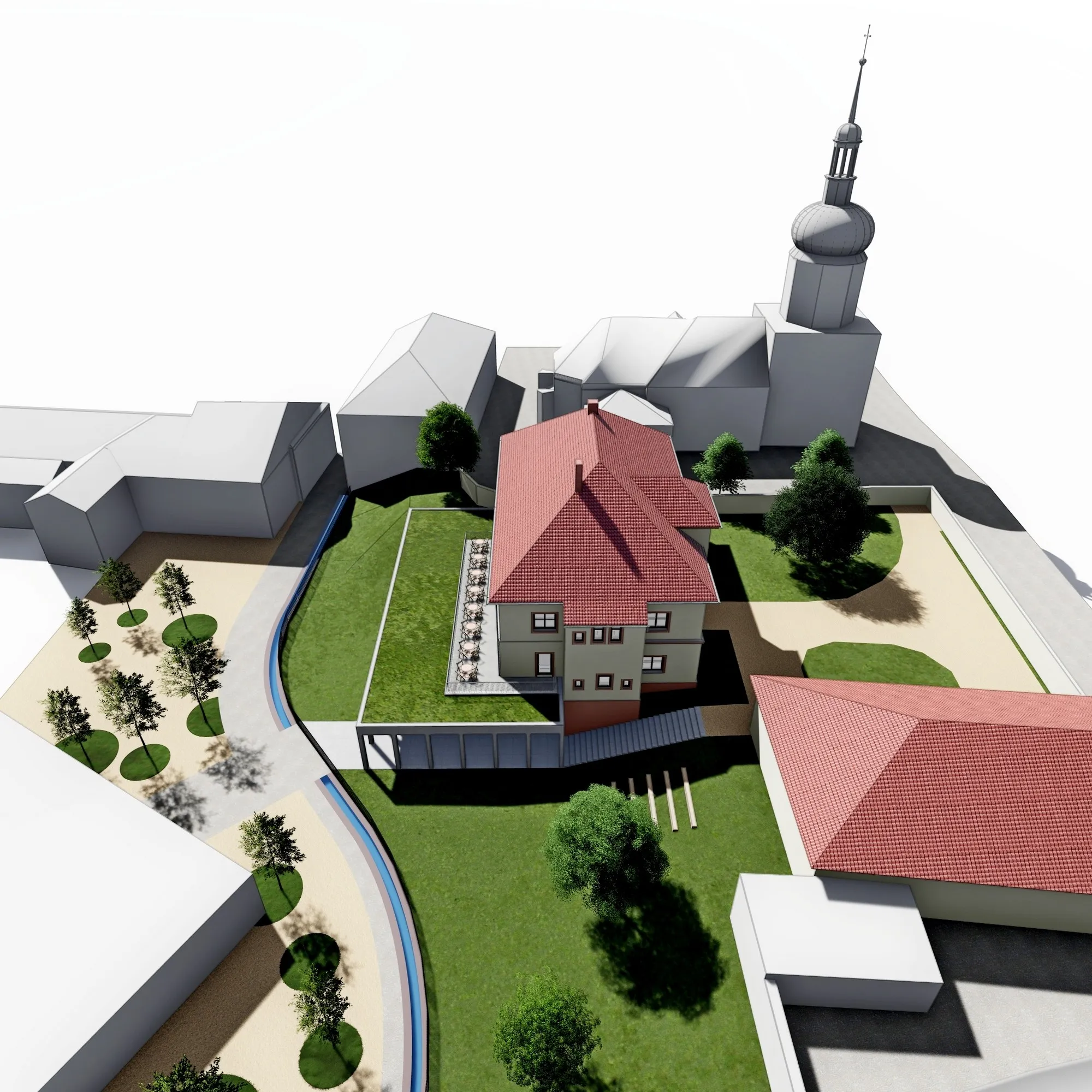 dostavba sálua veřejný prostor bydloarchitekti