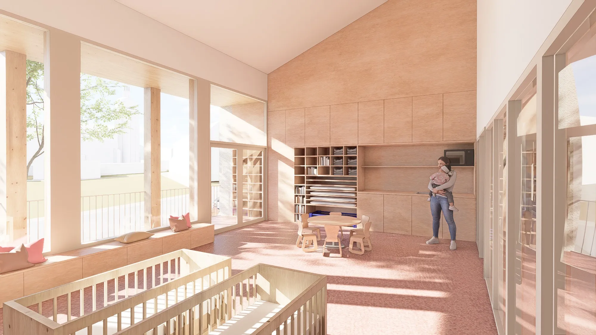 dětská skupina - návrh interiéru bydloarchitekti