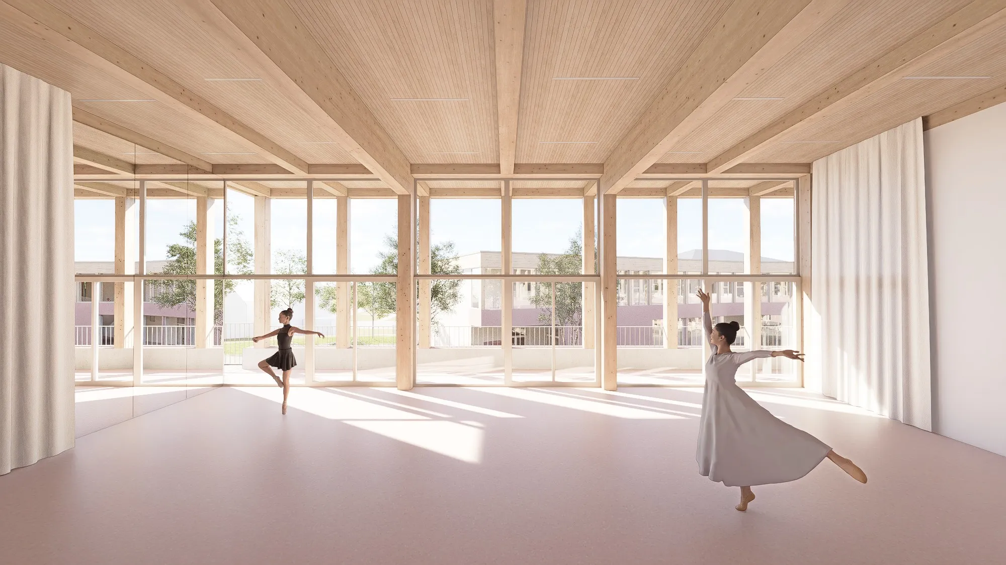 architektonické studie sportovní haly